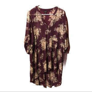 Torrid floral blouse